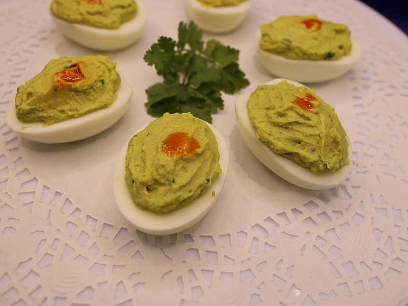 Avacado Deviled Eggs
