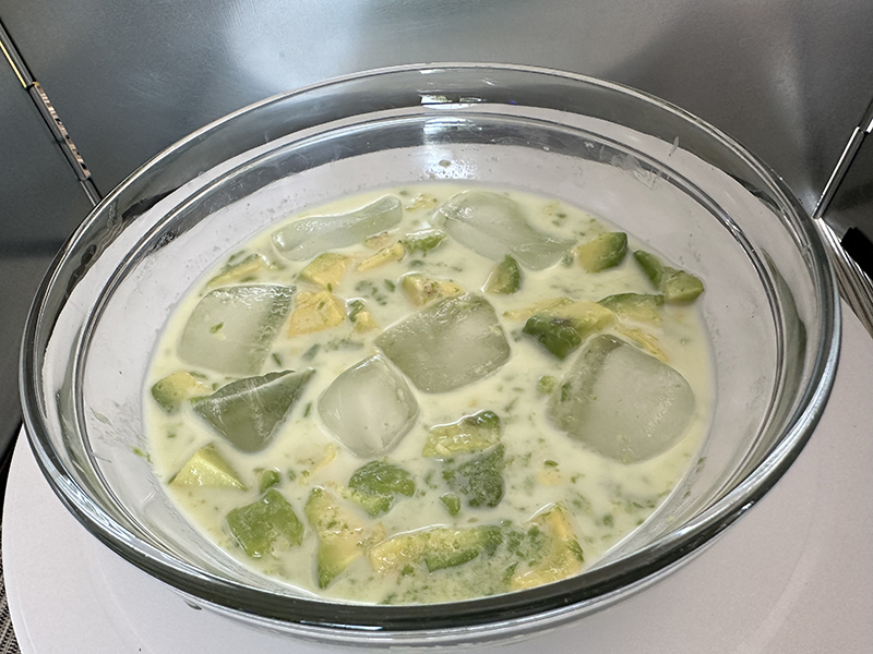 Filipino avacado dessert