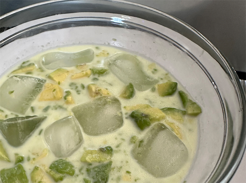 Chef Ena Avacado Dessert Closeup