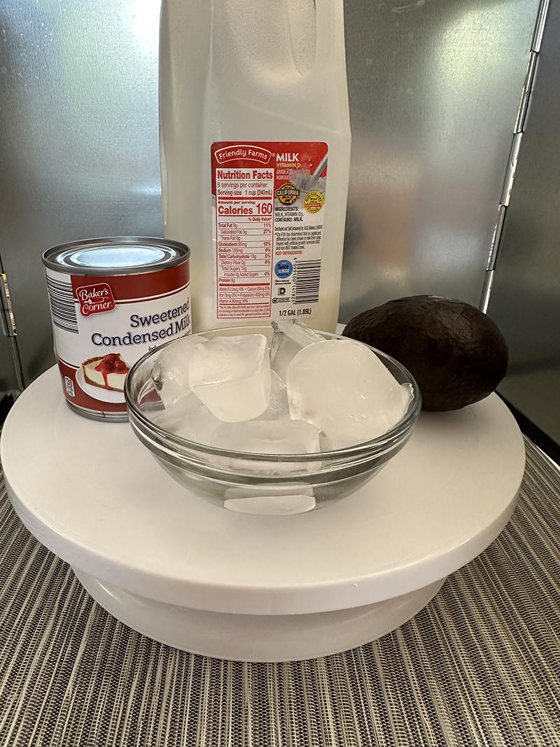 Chef Ena Avacado Dessert Ingredients