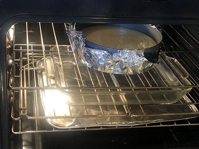 Chef Ena Cheesecake steam bath