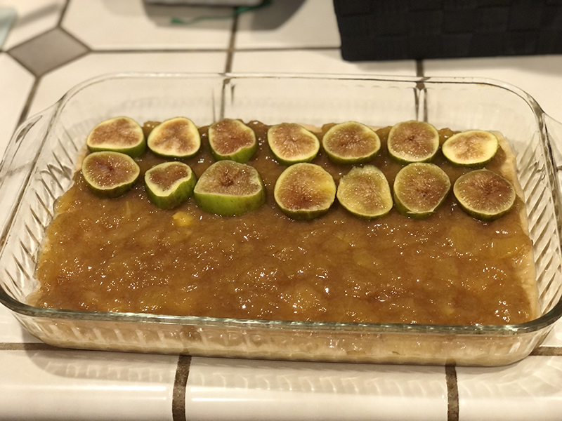 Chef Ena fig bars ready to bake