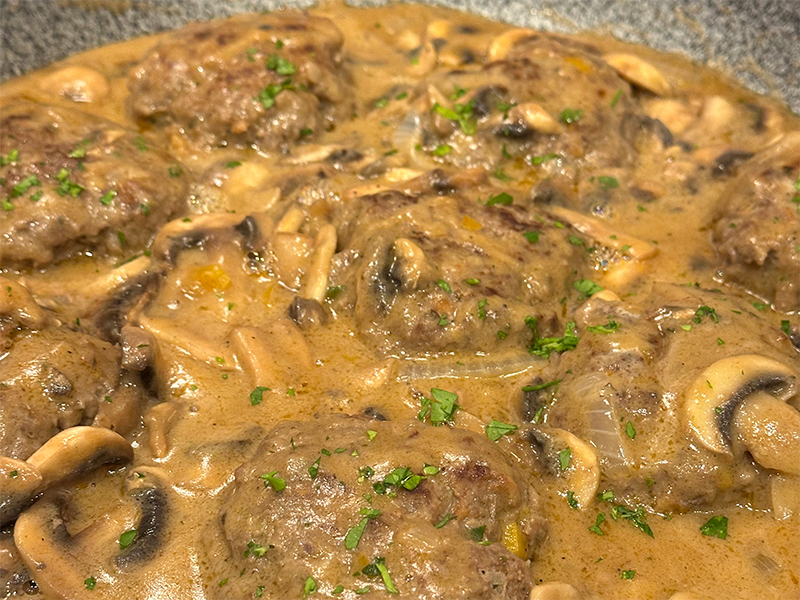 Chef Ena Salisbury Steak